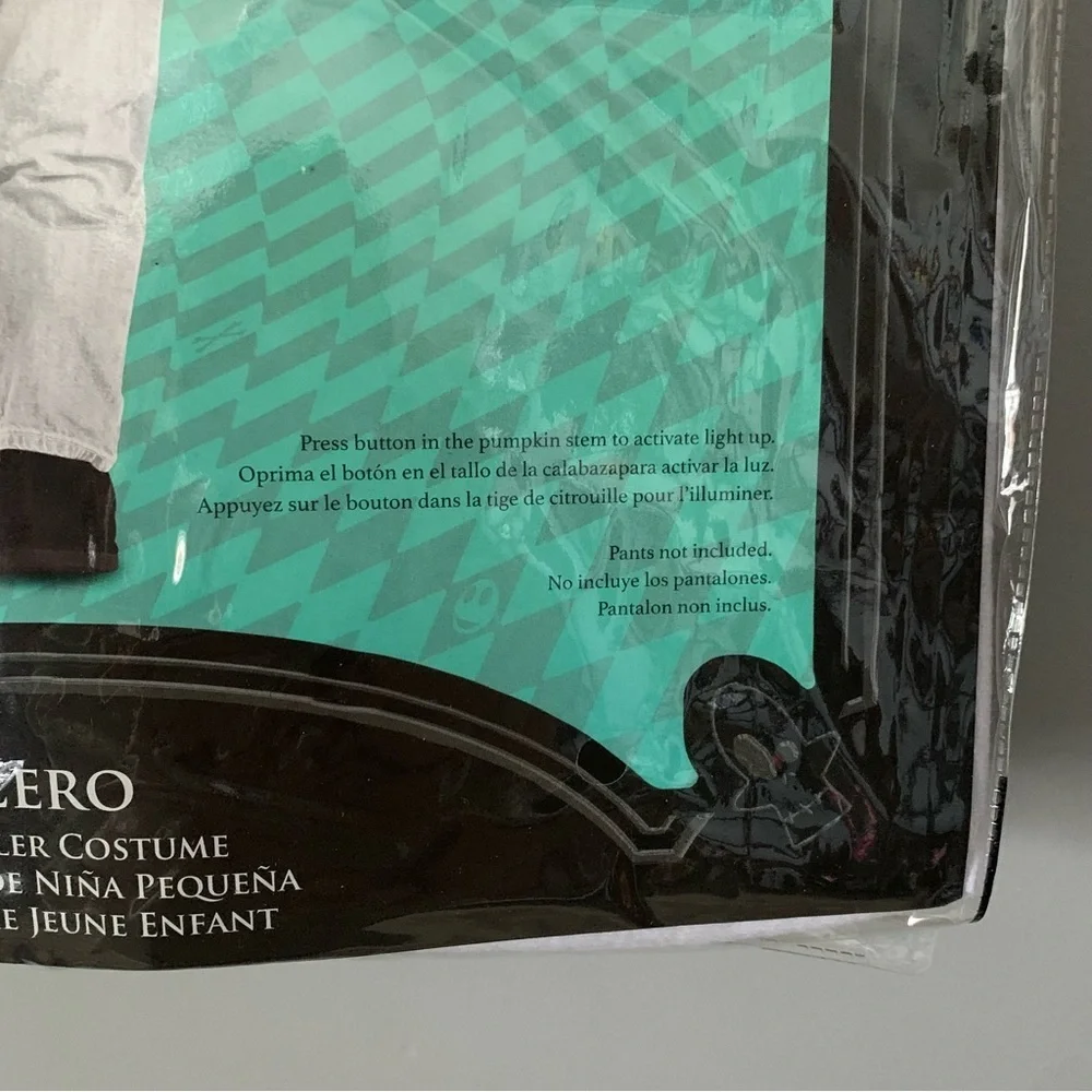 NIP. DISNEY Nightmare Before Christmas Kids Zero Costume